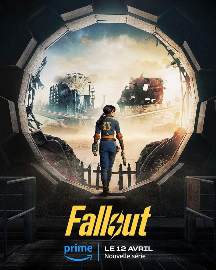 Affiche qui annonce la série Fallout